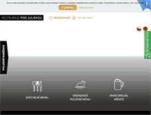Tablet Screenshot of podjuliskou.cz